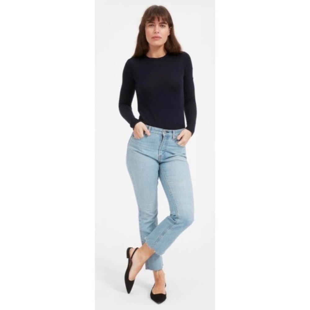 COPY - NWT Everlane The Editor Slingback 5 Black Italian Suede Leather Pointed … - Picture 4 of 12